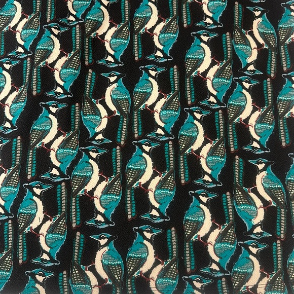 LuLaRoe Women’s Cassie Pencil Skirt/Size:M/Color: Multi Cardinal Bird Print(NWT) - Picture 4 of 7